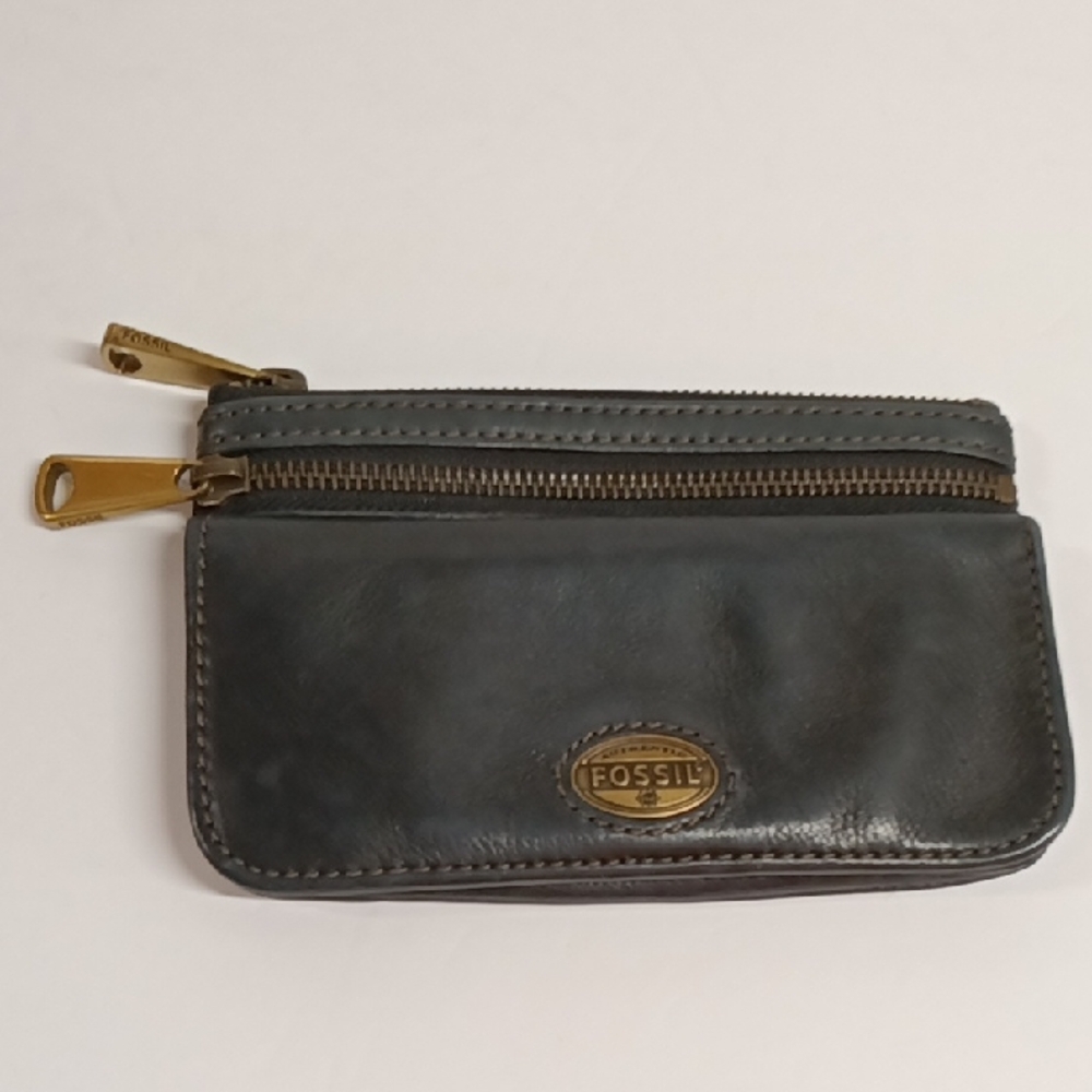Fossil Bifold Wallet Clutch Wristlet